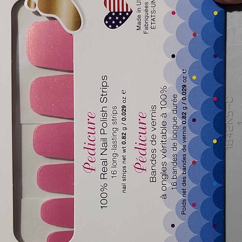 5 for $25 NIP Strawberry Sunrise Pedi